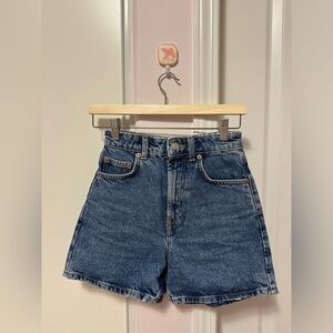 Zara Mom Denim Shorts